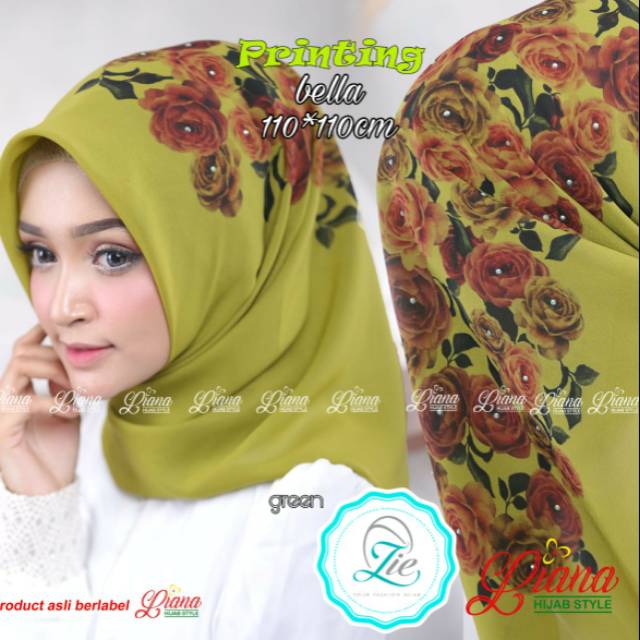 Hijab liana printing