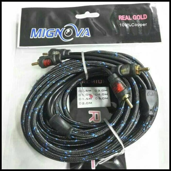 Promo Terbatas Kabel Rca / 2 Rca / 2Rca Mignova 5 Meter