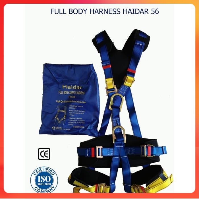 Fullbody Harness Haidar PN 56 5 Dring Mirip Karam Pn 56