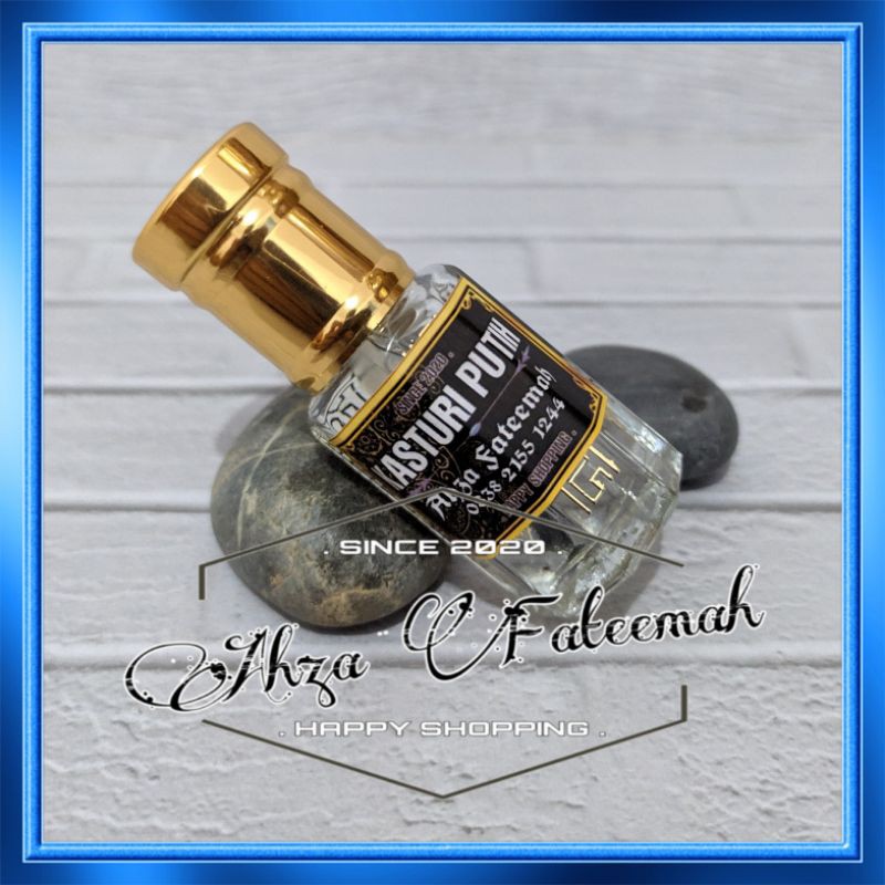 KASTURI PUTIH 6 ML - MINYAK WANGI KASTURI KIJANG PUTIH - PARFUM SHOLAT ASLI MURNI NON ALKOHOL BIBIT