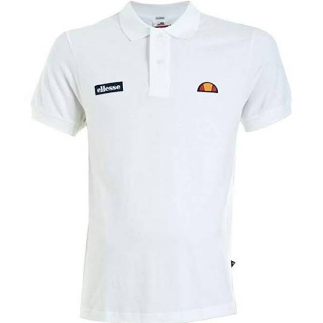 Polo shirt ellese/kaos kerah ellese/polo polosan putih untuk kerja bisa santai bisa