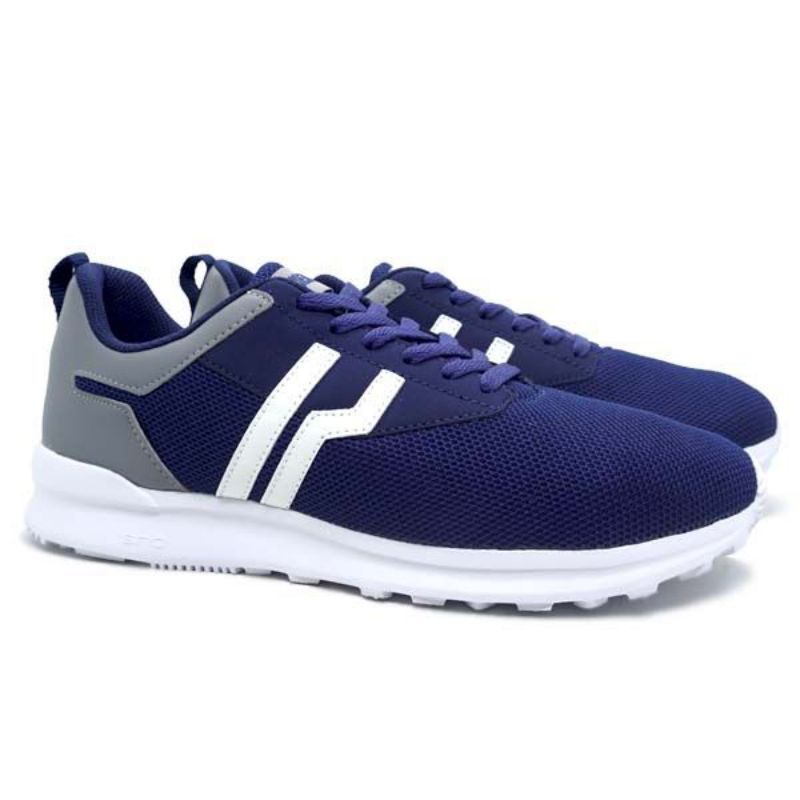 Sepatu Sneaker Piero City Cross Insignia Shark Skingrey