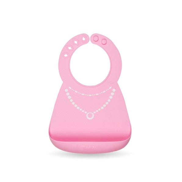 Nuby Silicone Bib - Necklace - Celemek