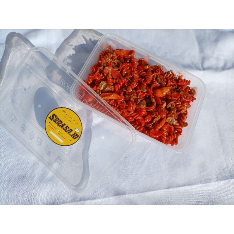 

milidi Pedas kerang Pedas spiral box 600ml kerang