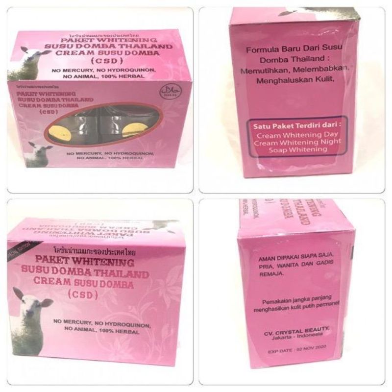 WHITENING CSD (CREAM SUSU DOMBA)