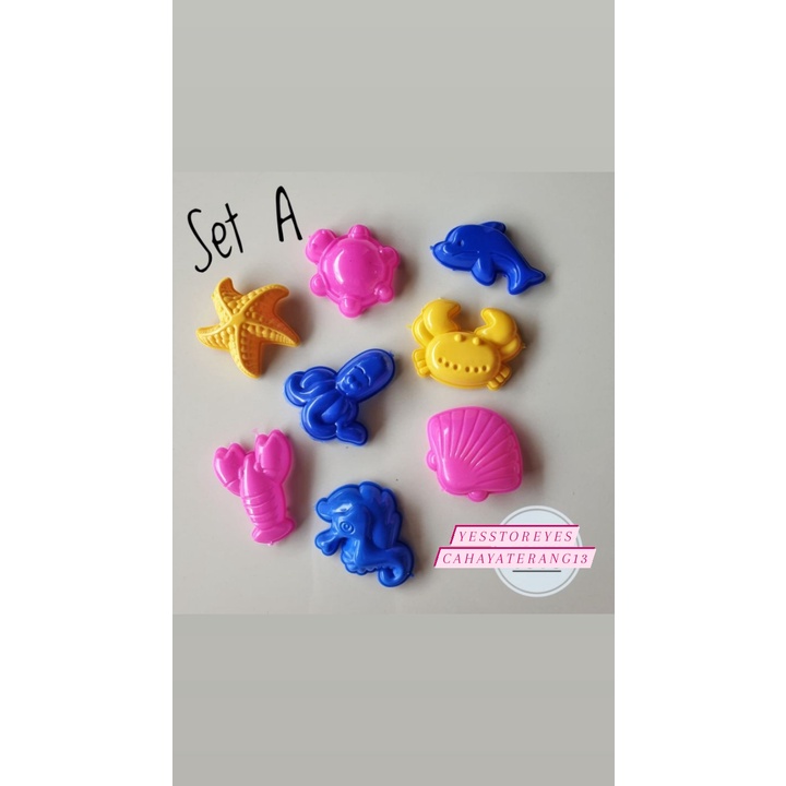 READY CETAKAN MAGIC SAND, CETAKAN PASIR AJAIB MAINAN ANAK KIDS LUCU BAHAN LEMBUT SNI CETAKAN PASIT L