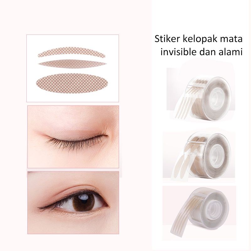 (ISI 600)eyelid sticker/Skot mata/600 PCS/300 pairs/Transparan/invisible/