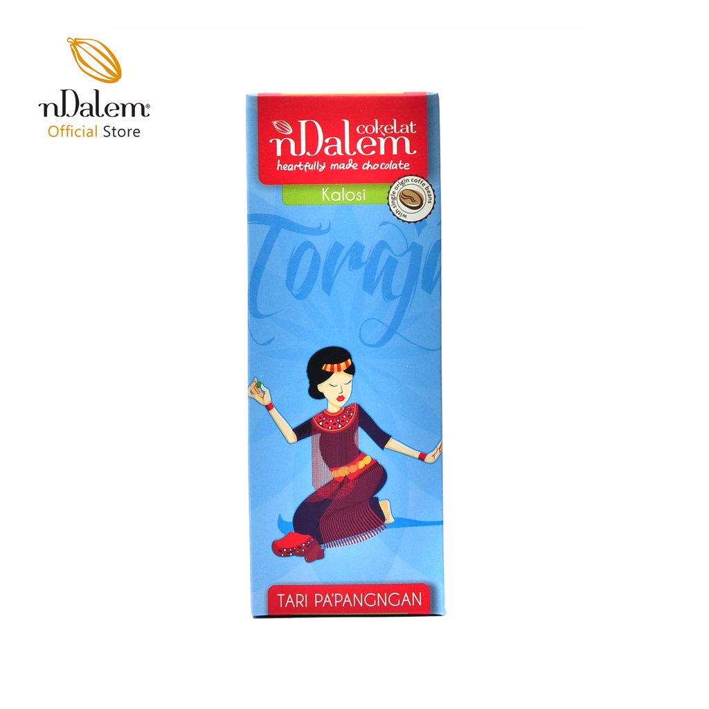 

Cokelat nDalem | Dark Chocolate with Coffee Bean | Coklat Biji Kopi Toraja Asli 50g