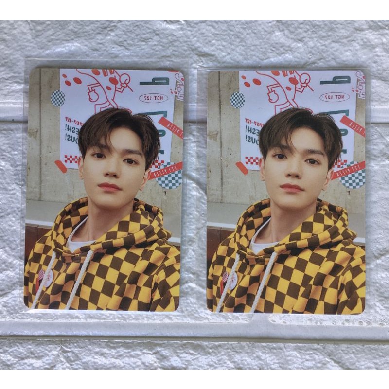 pc taeyong sg 22 sg's 22 season greetings 2022 pc taeyong pizza official photocard nct 127