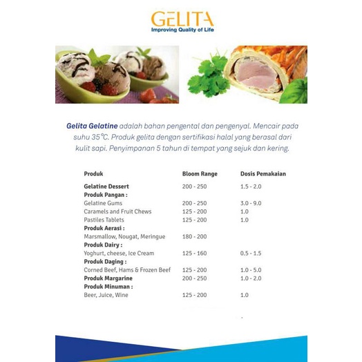 

Gelatin Halal Impor Australia Merk Gelita 1 KG