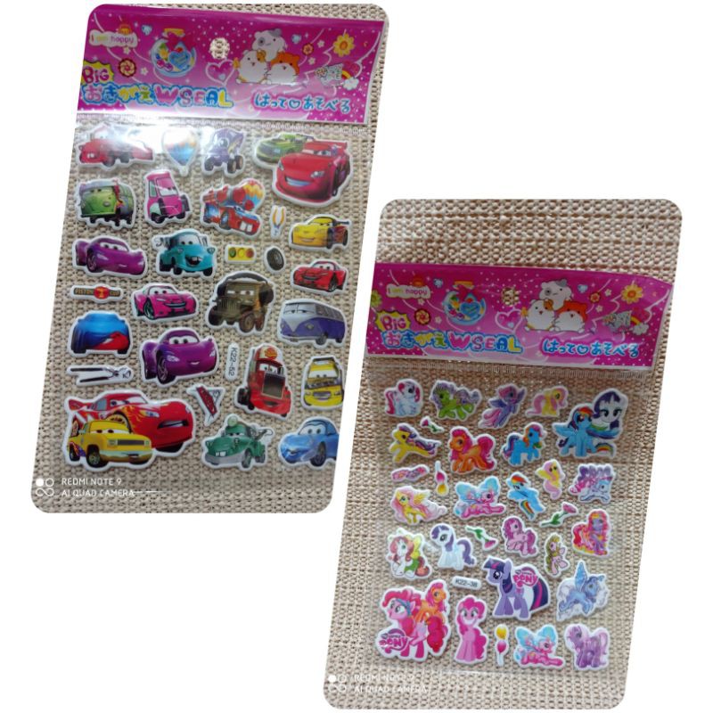 

Stiker Timbul Karakter