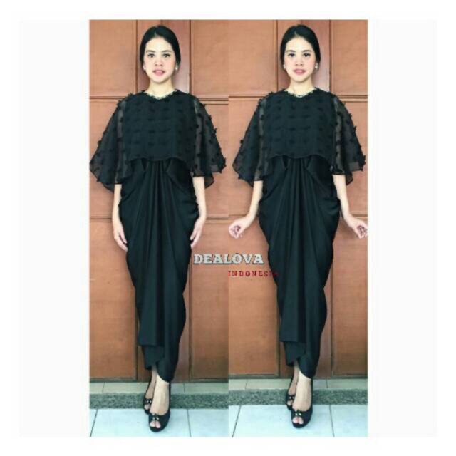 HALONA KAFTAN BLACK DEALOVA