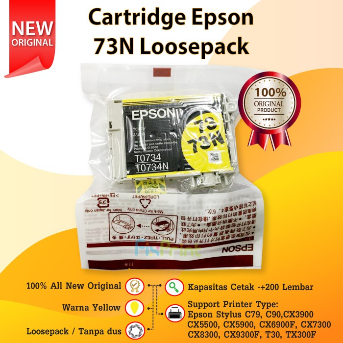 Cartridge Printer Epson 73N 73 N Loosepack Printer T13 T11 T20E T40W TX101 TX110 TX111 TX121 T200