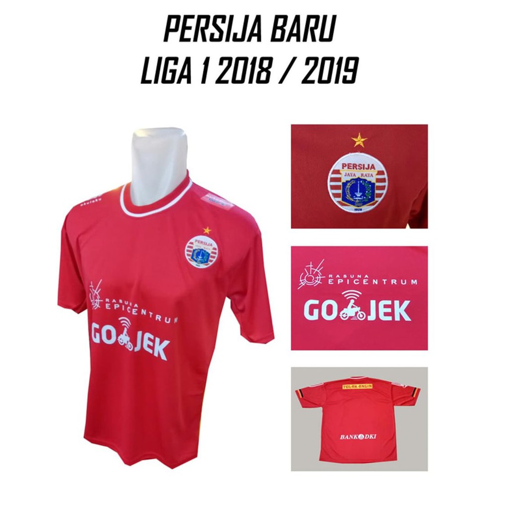 Dijual jersey persija home liga 1 2018 2019 Diskon