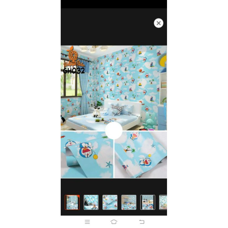 DISKON BESAR//WALLPAPER DINDING 10m x 45cm