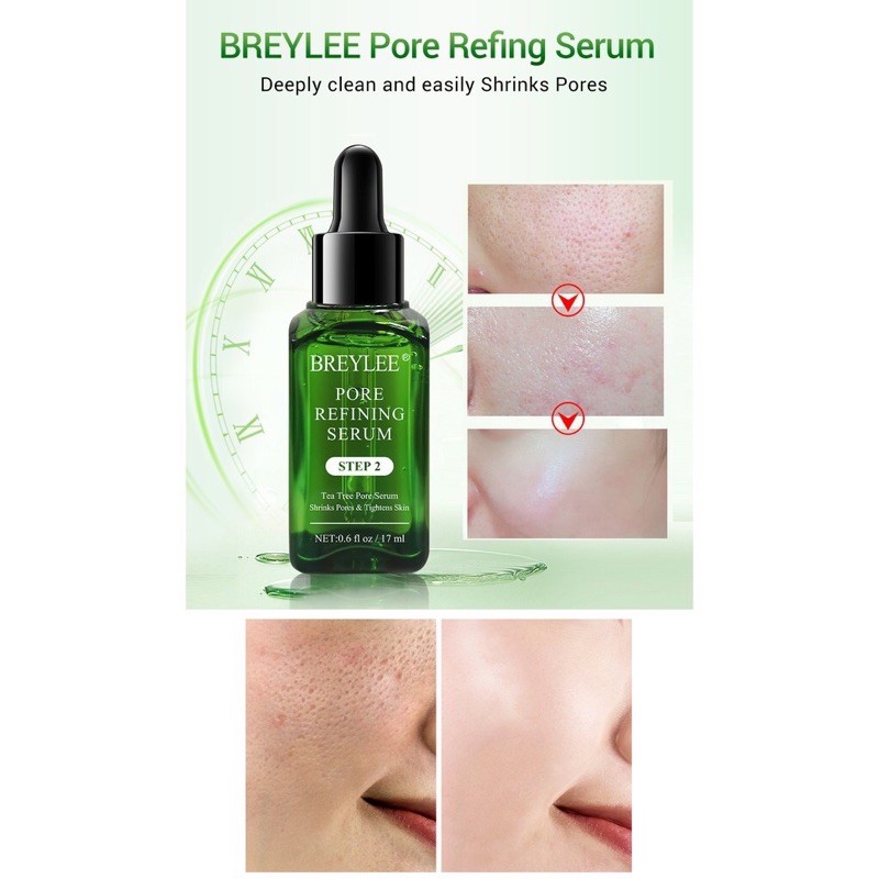 BREYLEE Varian STEP 1 Blackhead Mask Peel Off &amp; STEP 2 Pore Serum