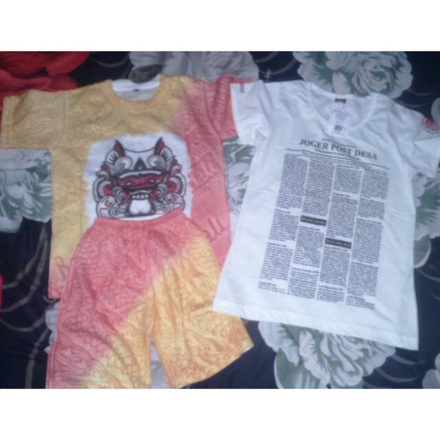 Kaos Bali / kaos joger / joger ori /kaos anak