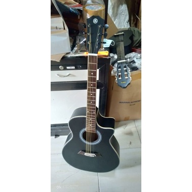 Gitar akustik jumbo Gitar bonus tas+senar Cadangan