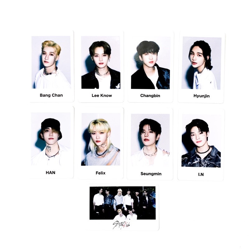 [sharing] Stray Kids JAPAN 2ND SINGLE SCARS OFFICIAL GOODS MD - Photocard Set