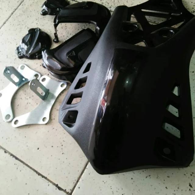 engine guard klx 150 / pelindung mesin klx 150