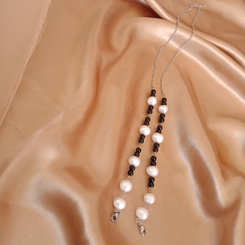 STRAP MASKER MUTIARA AIR TAWAR ASLI LOMBOK // MASKER // KONEKTOR // STRAP