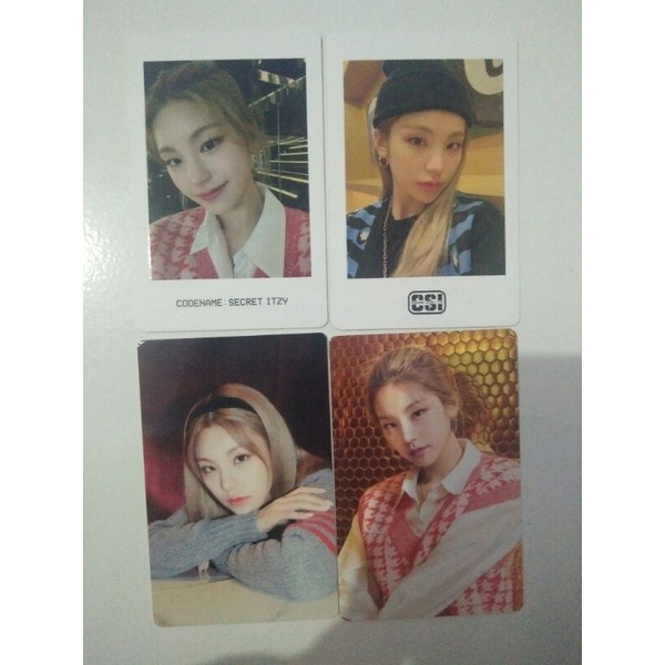 ITZY YEJI CSI TRADING CARD