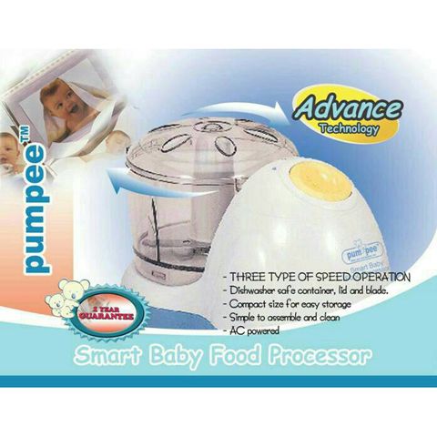pumpee smart baby food processor