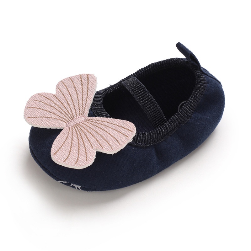 Sepatu Bayi Prewalker Perempuan Umur 0 - 12 Bulan Sepatu Flat Anak Bayi Perempuan Baby Prewaker Shoes Cewek Murah Umur 0 - 14 Bulan, umur 1 Tahun 0 - 6 Bulan Navy AK 02