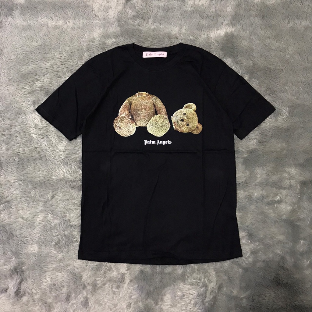 Kaos Palm Angels Kill The Bear Hitam Premium Mirror
