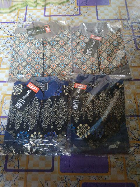 Baju Koko Couple Koko Batik Abu02  Koko Ayah Anak Koko Couplekoko Murah Koko Songket Koko Katun
