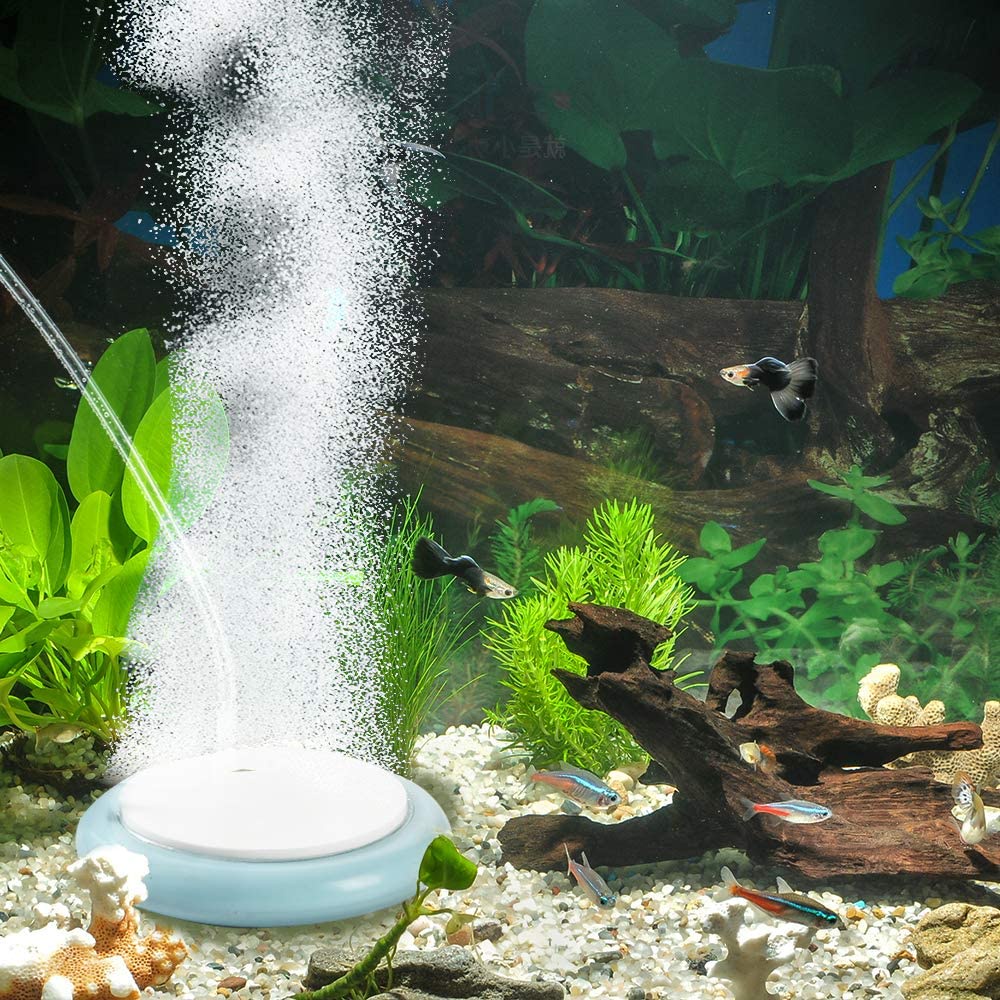 NANO AS 19050 Air Stone Bulat Biru Low Pressure Batu Aerator airstone AS19050 Aquarium