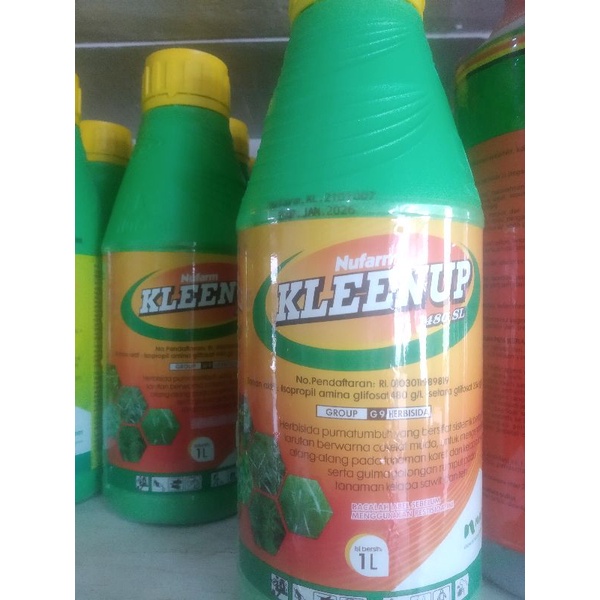 Kleenup 480SL 1 Liter Herbisida Racun Pembasmi Rumput Liar, Alang-Alang, dan Gulma