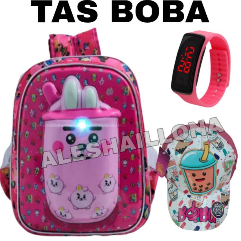 Jual Tas Boba tas Boba anak tas sekolah anak perempuan tas Boba ukuran