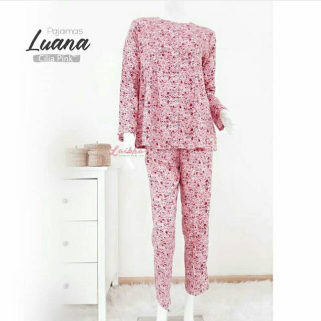 Pajamas luana cilia pink by laikha daily