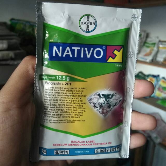 FUNGISIDA ZPT NATIVO BAYER// NATIVO 75WG 12,5GR // NATIVO 12,5GR // NATIVO FUNGISIDA