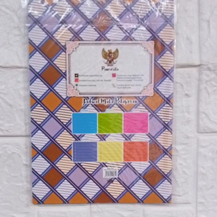 

[48] Sampul Buku Kertas Boxi / Big Boss Motif Campus-Batik-Ornament 80gram 326TGQS