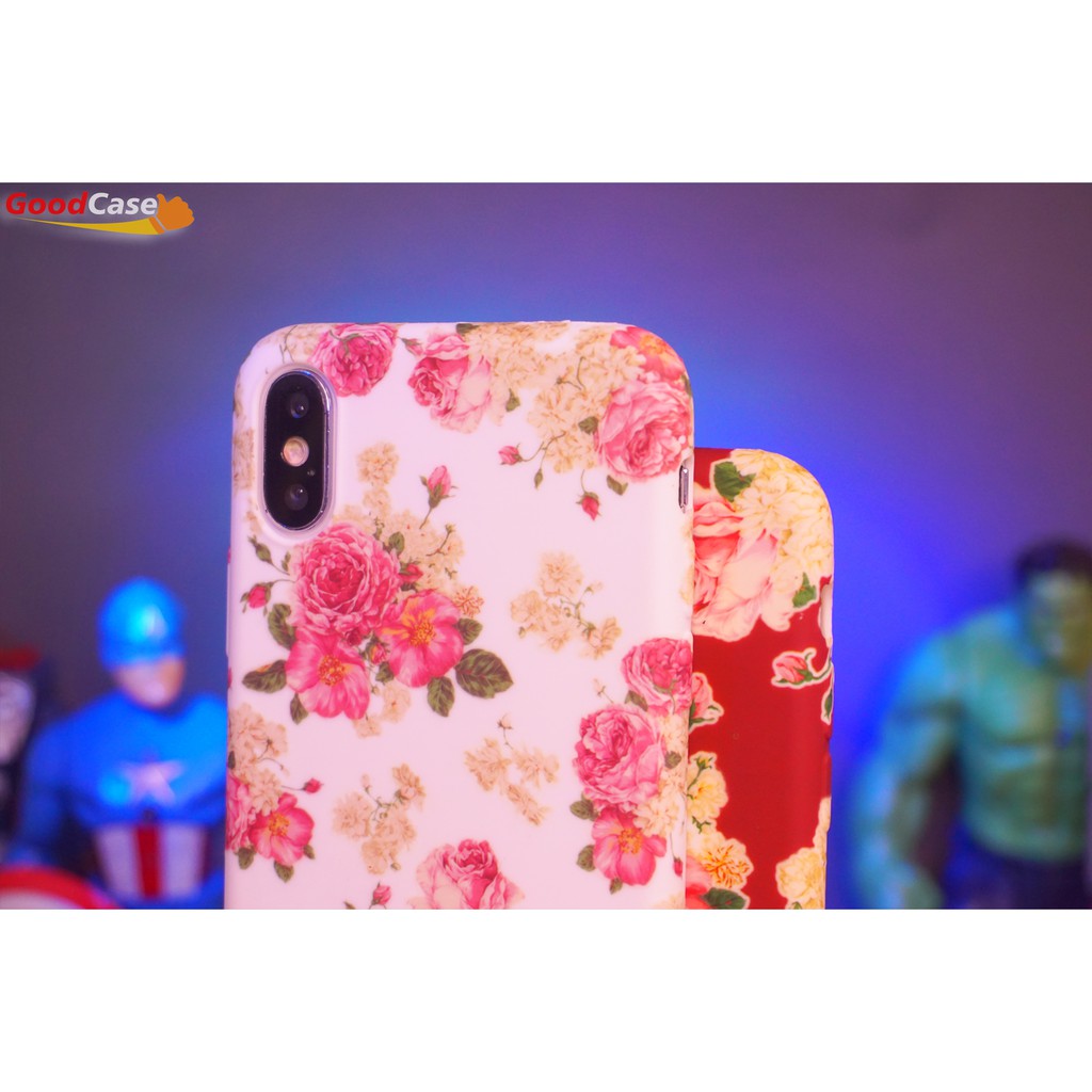 GoodCase - Oppo F5 | F9 | F11 Pro | F1S | Realme 3 Soft case Motif Bunga