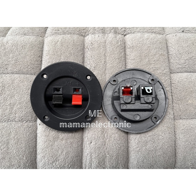 Terminal Speaker 2 Pin Bulat / Terminal Box Speaker Japit Bulat 2Pin