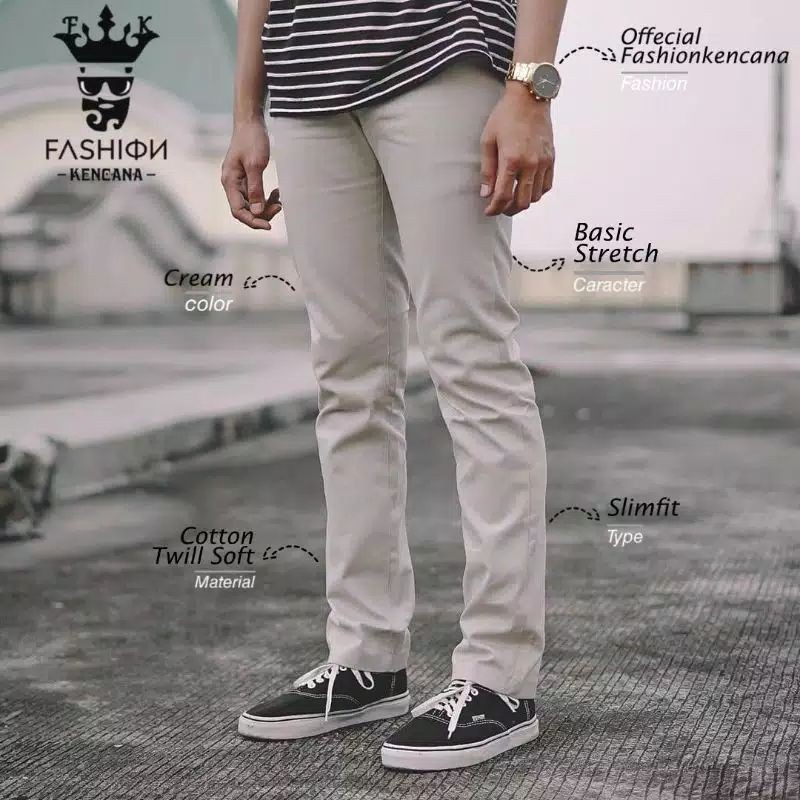 CELANA CHINOS PREMIUM / CELANA CHINOS PANJANG PREMIUM / CELANA PANJANG PRIA/ TERMURAH CELANA CHINOS SLIMFIT