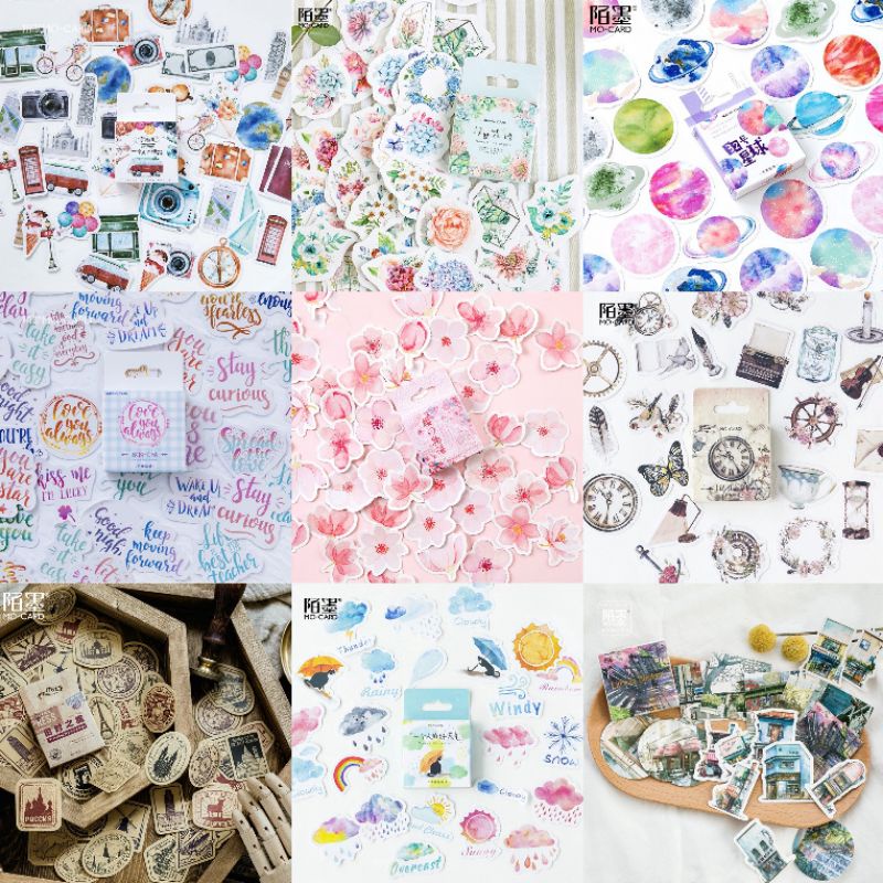 

Stiker Desain Kawaii / Vintage Sharing (Per 5 pcs sticker)