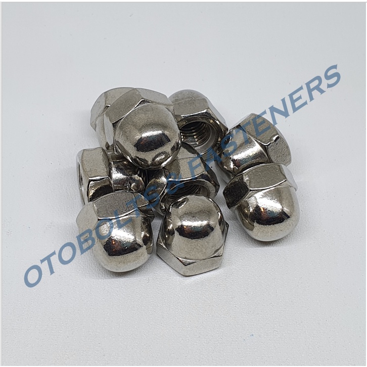 SUS304 Mur Topi M10 Stainless Steel / Cap Nut Stainless