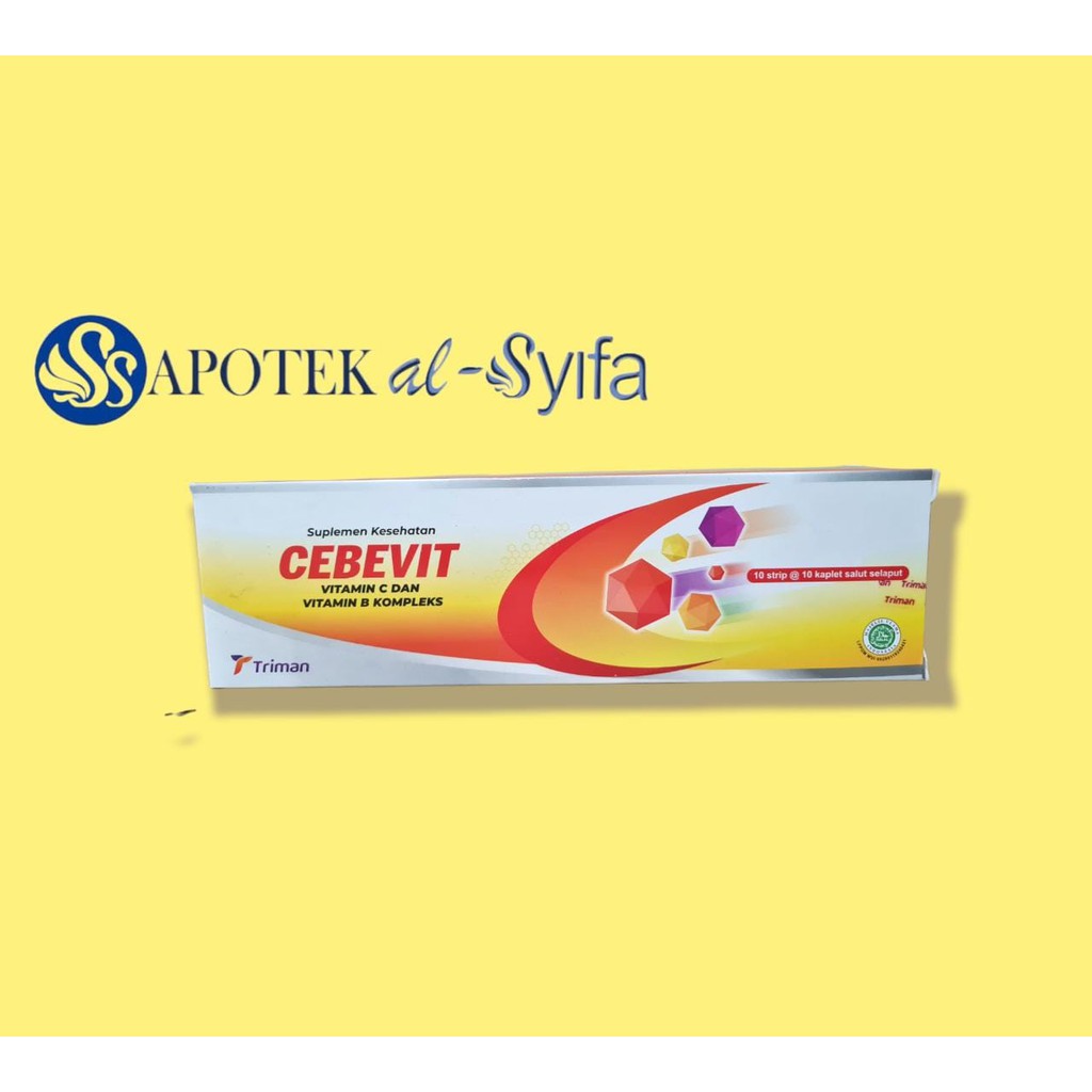 Cebevit Vitamin C dan B Kompleks ( 1strip isi 10 kapsul)