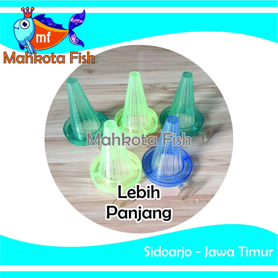 Corong Cacing Sutra PANJANG / Cacing Beku | Wadah Casut / Casbek | Tempat Makan Ikan (GRATIS Buble)