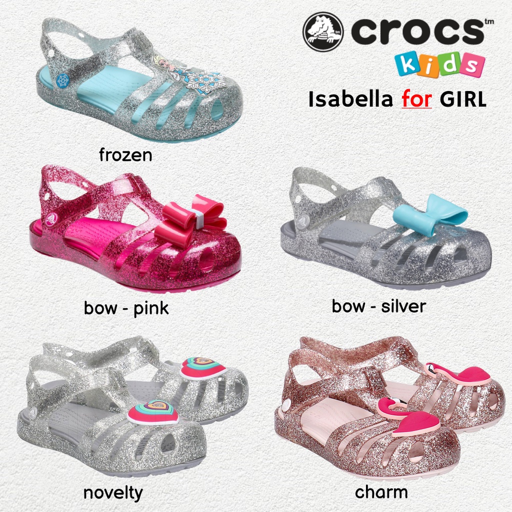 Crocs Anak / Crocs kids / Sepatu Sandal Anak Perempuan / Crocs Isabella / Crocs girl