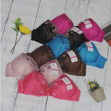 BH Bra Busa Bordir Halus | BH Tanpa Kawat Kait 2 | size 34-36-38-40-42 | Import Quality