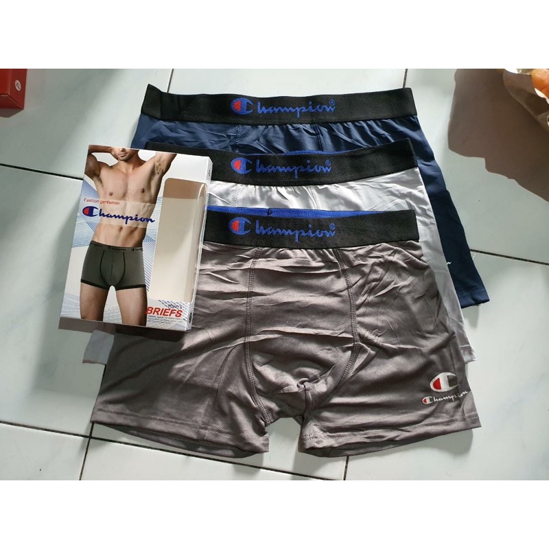 COD 3 pcs Celana Dalam Boxer Pria / Sempak Pria dewasa / CD pria / Underwear pria / Boxer pria terlaris / sempak cowo