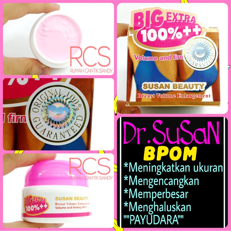 [BPOM] Dr. SUSAN BEAUTY ~ CREAM PEMBESAR &amp; PENGENCANG PAYUDARA ALAMI