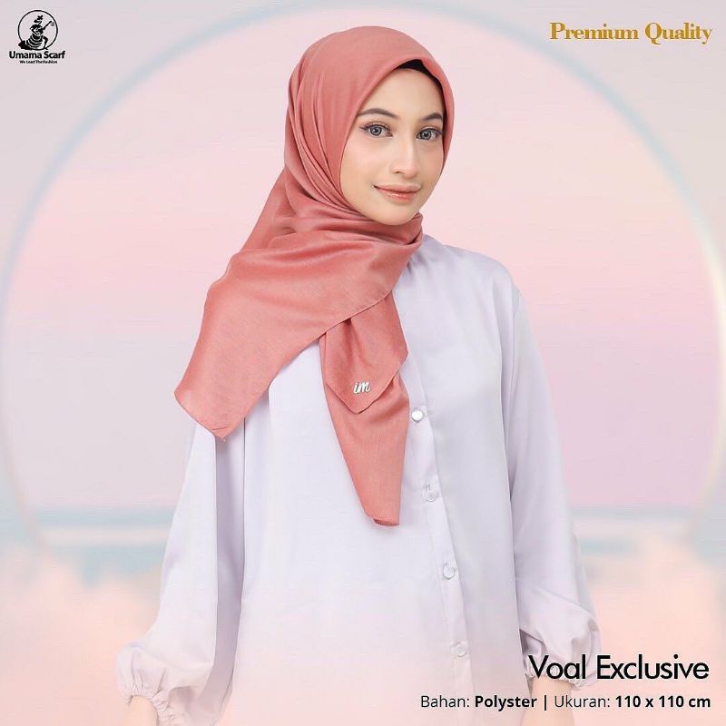JILBAB SEGI EMPAT VOAL EXLUSIVE ORI UMAMA SCARF/JILBAB SEGI EMPAT VOAL POLOS UMAMA/JILBAB SEGI EMPAT
