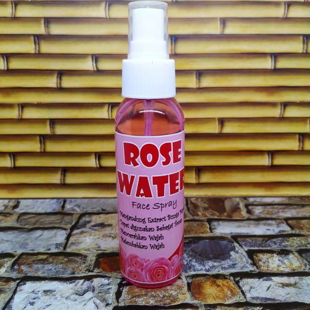 Rose water 100ml toner air mawar 100ml Facemist Saffron