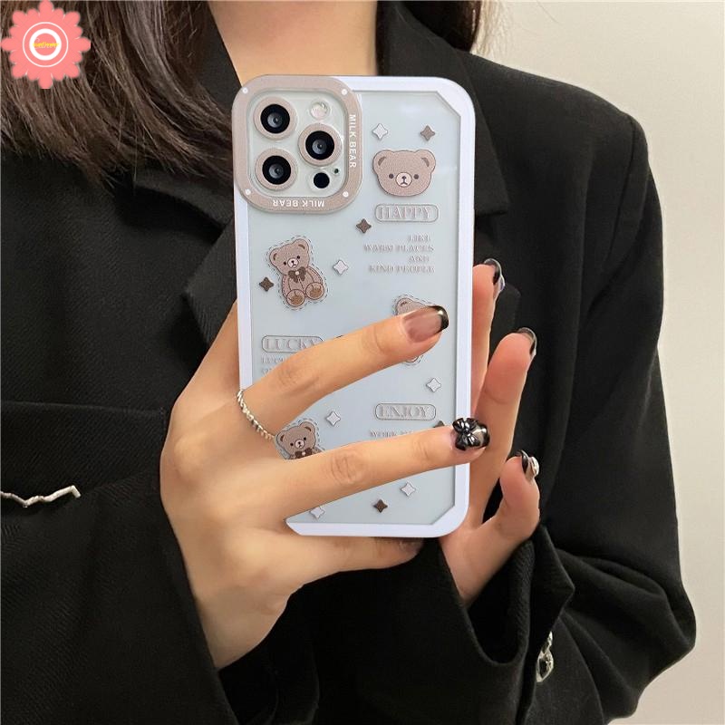 Casing Tpu Xiaomi POCO X3 Pro NFC POCO M3 M4 Pro Redmi 10 10C 9A 9 9T 9C NFC Redmi Note 11 11S 10 10S 8 9S 10 Pro Max Plus Motif Beruang